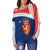 Norway Women's Off Shoulder Sweater Flag Of Norway RLT7 - Wonder Print Shop