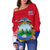 Costa Rica Off Shoulder Sweater RLT13 - Wonder Print Shop