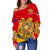 Armenia Special Womens Off Shoulder Sweater RLT8 - Wonder Print Shop