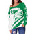 Nigeria Womens Off Shoulder Sweater, Eagle Version RLT8 - Wonder Print Shop