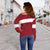 Latvia Off Shoulder Sweater Original Flag RLT6 - Wonder Print Shop