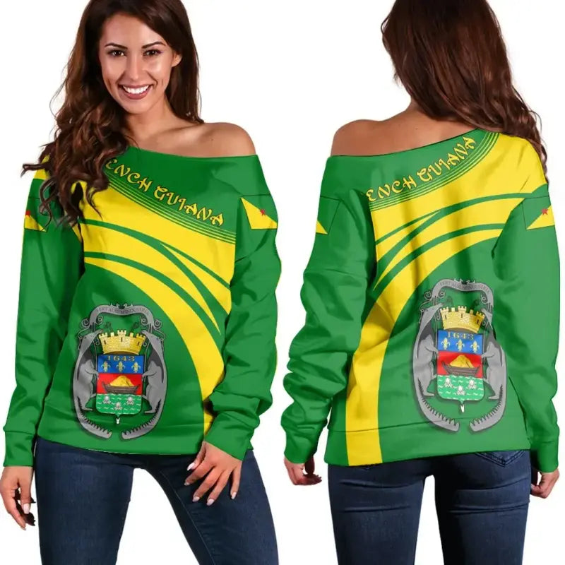 french-guiana-coat-of-arms-shoulder-sweater-cricket