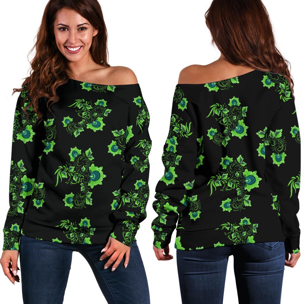 Nigeria Off Shoulder Sweater, Nigerian Fashion RLT8 - Wonder Print Shop