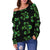 Nigeria Off Shoulder Sweater, Nigerian Fashion RLT8 - Wonder Print Shop