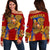 Armenia Special Coat of Arms Womens Off Shoulder Sweater RLT8 - Wonder Print Shop