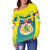 Sweden Victory Off Shoulder Sweater RLT7 - Wonder Print Shop