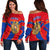 Armenia Womens Off Shoulder Sweater , The Pride of Armenia RLT8 - Wonder Print Shop