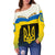 Ukraine Victory Off Shoulder Sweater RLT7 - Wonder Print Shop