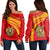 Armenia Coat Of Arms Shoulder Sweater Cricket RLT8 - Wonder Print Shop