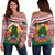 Belarus Women Off Shoulder Sweater , Vibes Version RLT6 - Wonder Print Shop