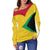 Guyana Off Shoulder Sweater Babarian (Yellow) RLT8 - Wonder Print Shop