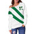 Nigeria Special Flag Womens Off Shoulder Sweater RLT8 - Wonder Print Shop