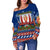 Norway Viking Ship Christmas Women's Off Shoulder Sweater RLT7 - Wonder Print Shop