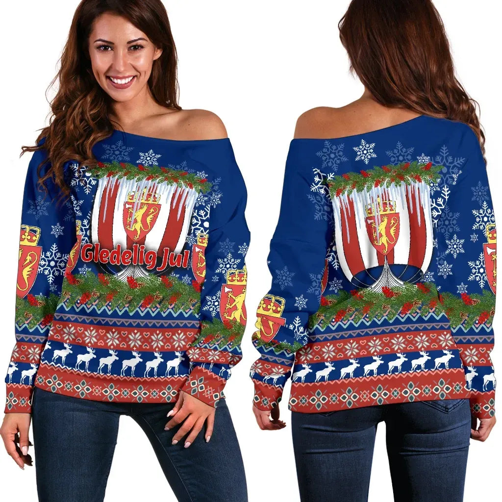 norway-viking-ship-christmas-womens-off-shoulder-sweater