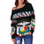 Panama, United Women's Off Shoulder Sweater RLT13 - Wonder Print Shop