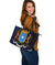 Somalia Leather Tote Coat Of Arms Somalia With Leopard RLT8 - Wonder Print Shop