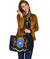 Somalia Leather Tote Coat Of Arms Somalia With Leopard RLT8 - Wonder Print Shop