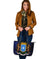 Somalia Leather Tote Coat Of Arms Somalia With Leopard RLT8 - Wonder Print Shop