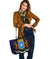 Somalia Leather Tote Coat Of Arms Somalia With Leopard RLT8 - Wonder Print Shop