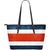 Costa Rica Grunge Flag Leather Tote Bag RLT13 - Wonder Print Shop