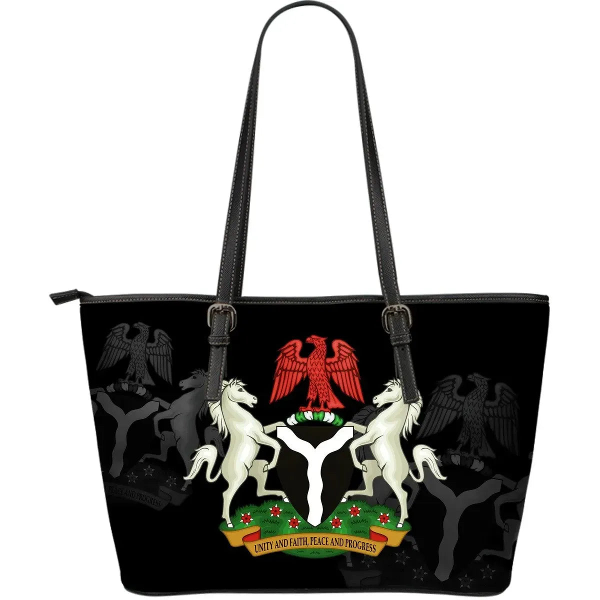 Nigeria Leather Tote Bag Size RLT8 - Wonder Print Shop