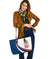 Serbia Leather Tote Bag Serbia Flag Blue RLT7 - Wonder Print Shop