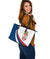 Serbia Leather Tote Bag Serbia Flag Blue RLT7 - Wonder Print Shop