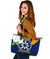 The Philippines Leather Tote Bag Filipino Sampaguita RLT6 - Wonder Print Shop