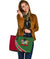 Suriname Leather Tote Bag Suriname Coat Of Arms and Flag Color RLT7 - Wonder Print Shop