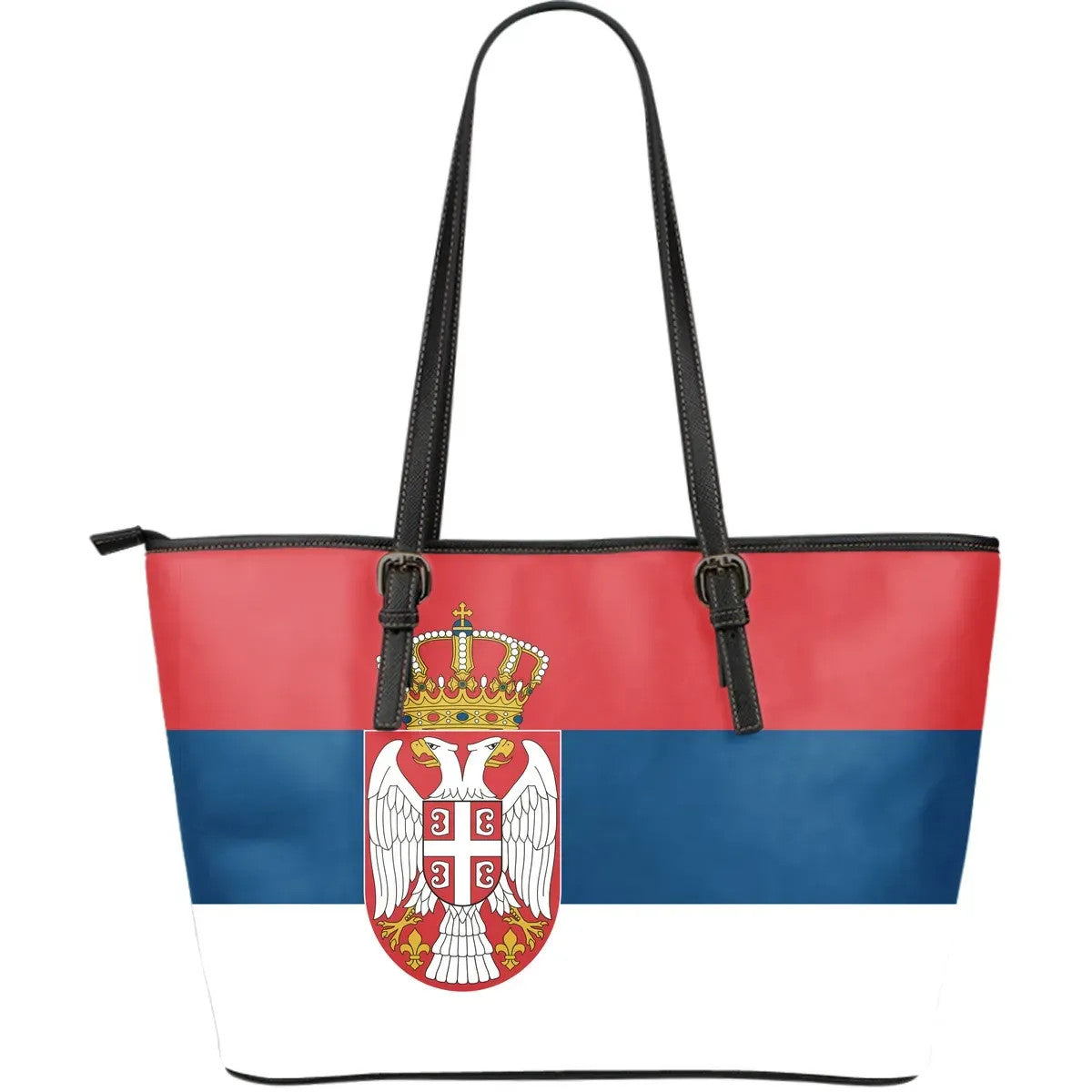 Serbia Bag Serbia Leather Tote Bag RLT7 - Wonder Print Shop