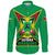 Guyana Long Sleeve Button Shirt Flag Warriors RLT8 - Wonder Print Shop