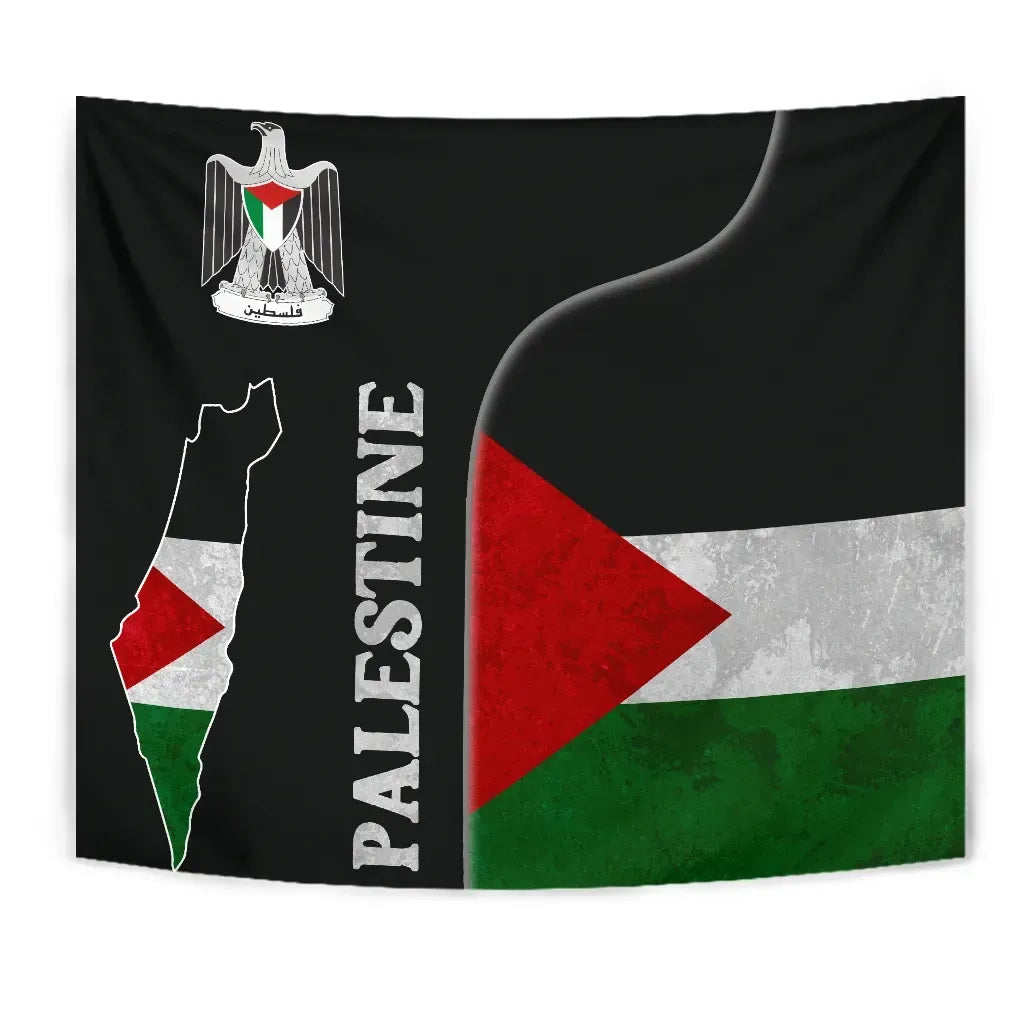 palestine-flag-tapestry-coat-of-arms