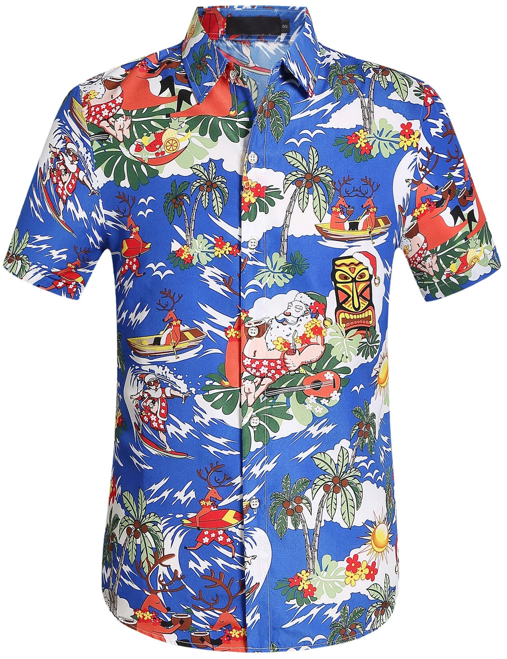 christmas-in-july-hawaiian-shirt-santa-claus-on-the-beach-blue-version