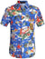 Christmas in July Hawaiian Shirt Santa Claus On The Beach Blue Version LT8 - Wonder Print Shop