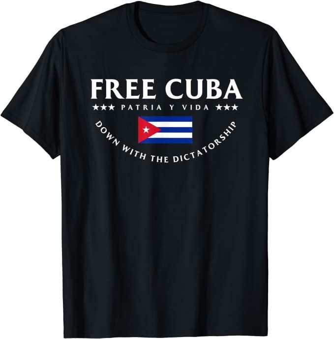 Free Cuba Cotton T-Shirt LT10 - Wonder Print Shop