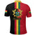 Ghana Flag Polo Shirt ver1 Black LT20 - Wonder Print Shop