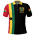 Ghana Flag Polo Shirt ver1 Black LT20 - Wonder Print Shop