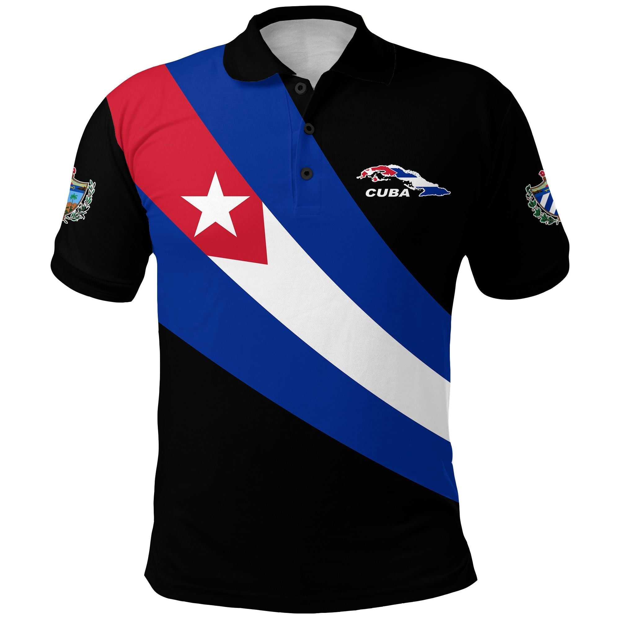 Pride Cuba Polo Shirt LT13 - Wonder Print Shop