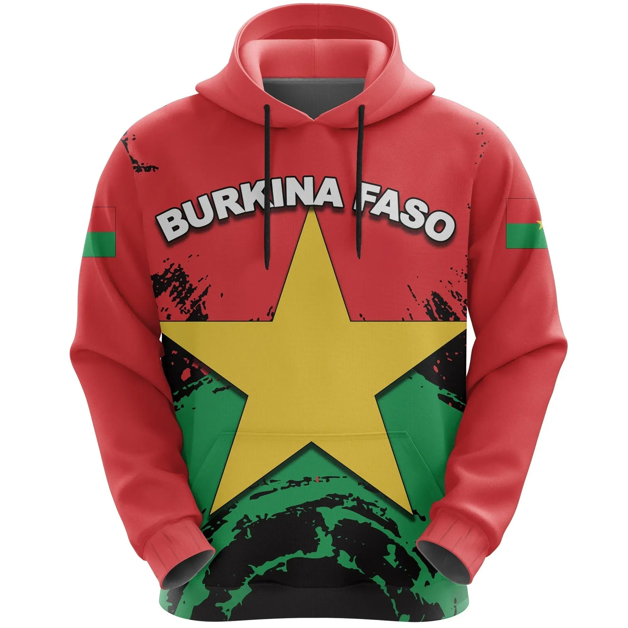 Burkina Faso Hoodie Special Flag RLT7 - Wonder Print Shop