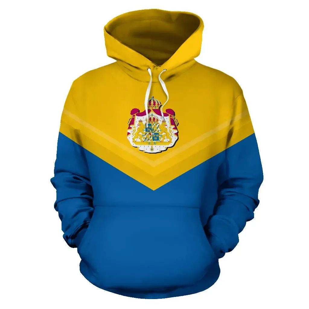 Sweden Sport Flag Hoodie Arrow Style 01 RLT7 - Wonder Print Shop