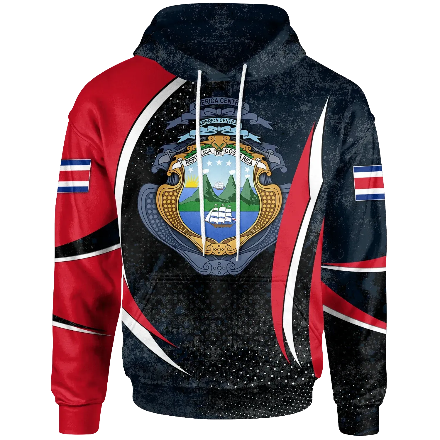 Costa Rica Hoodie Costa Rica Spirit RLT13 - Wonder Print Shop