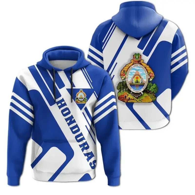 Honduras Hoodie Coat Of Arms Rockie RLT8 - Wonder Print Shop