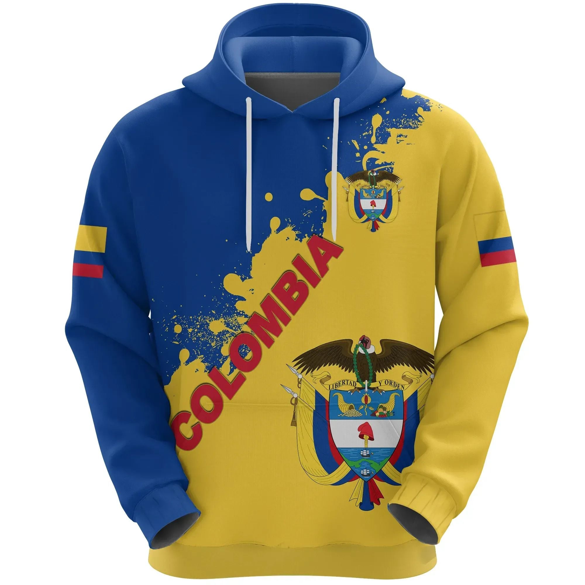 Colombia Hoodie Smudge Version RLT7 - Wonder Print Shop