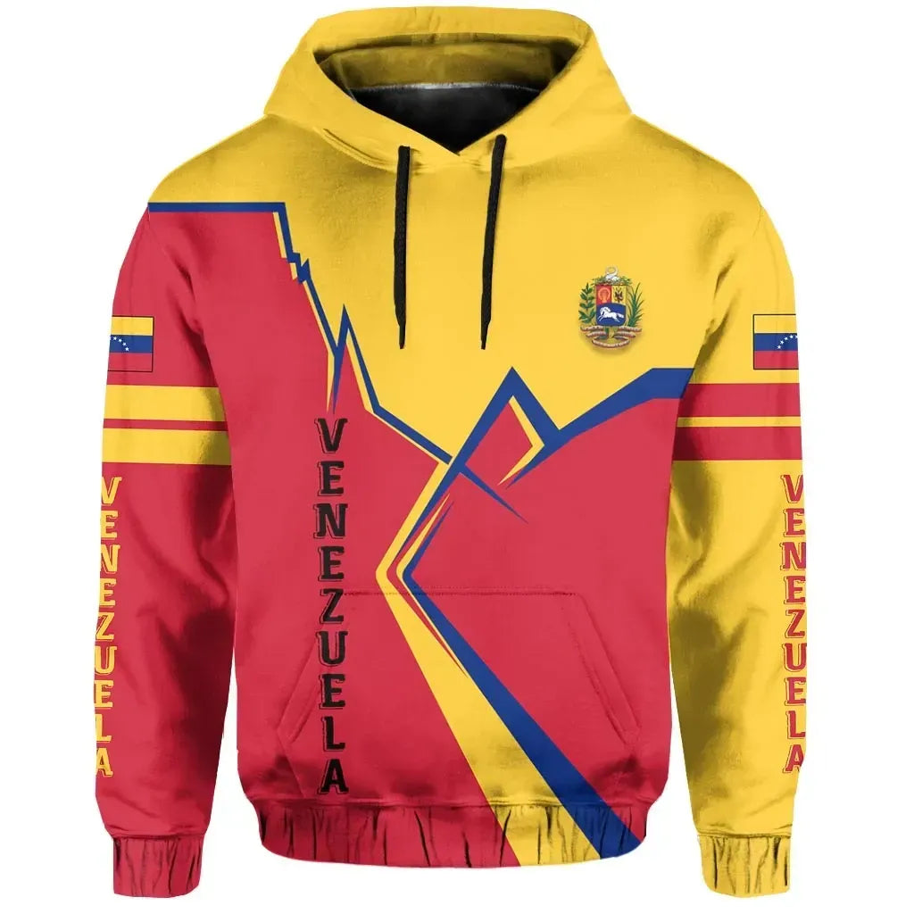 Venezuela Pullover Hoodie Lightning RLT7 - Wonder Print Shop