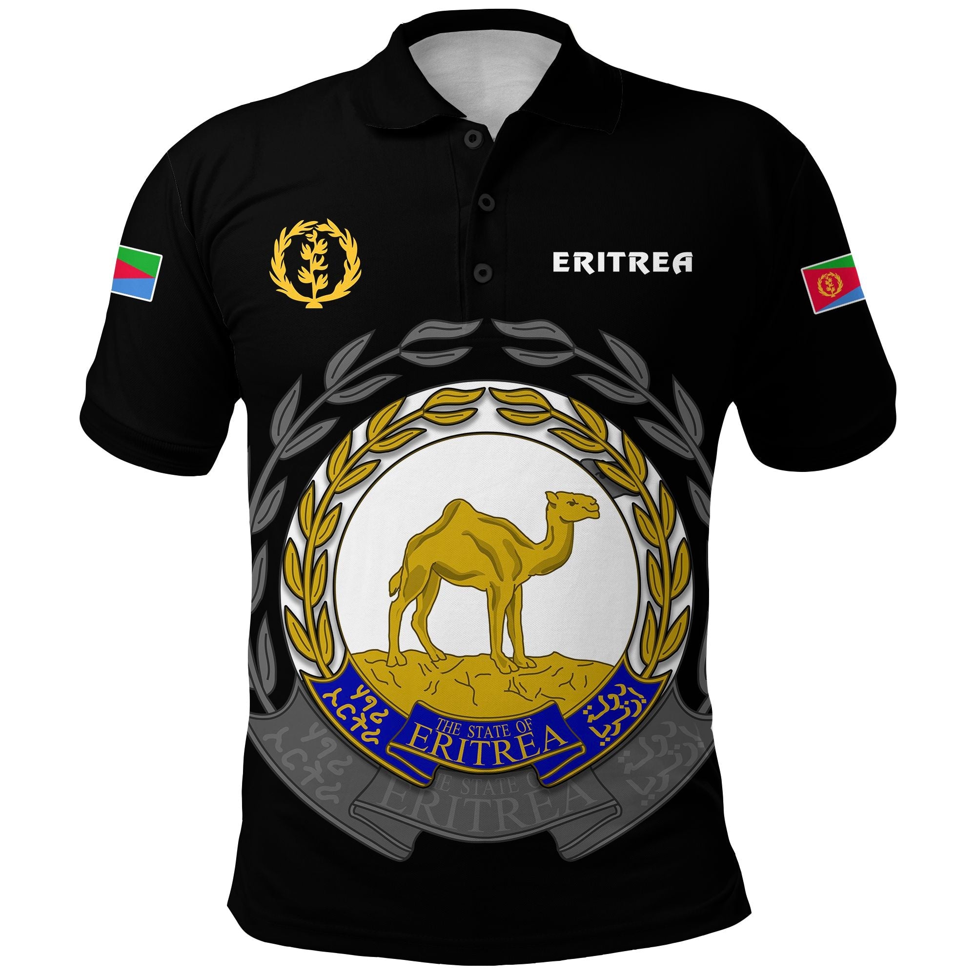 Eritrea Polo Shirt Coat Of Arms LT13 - Wonder Print Shop