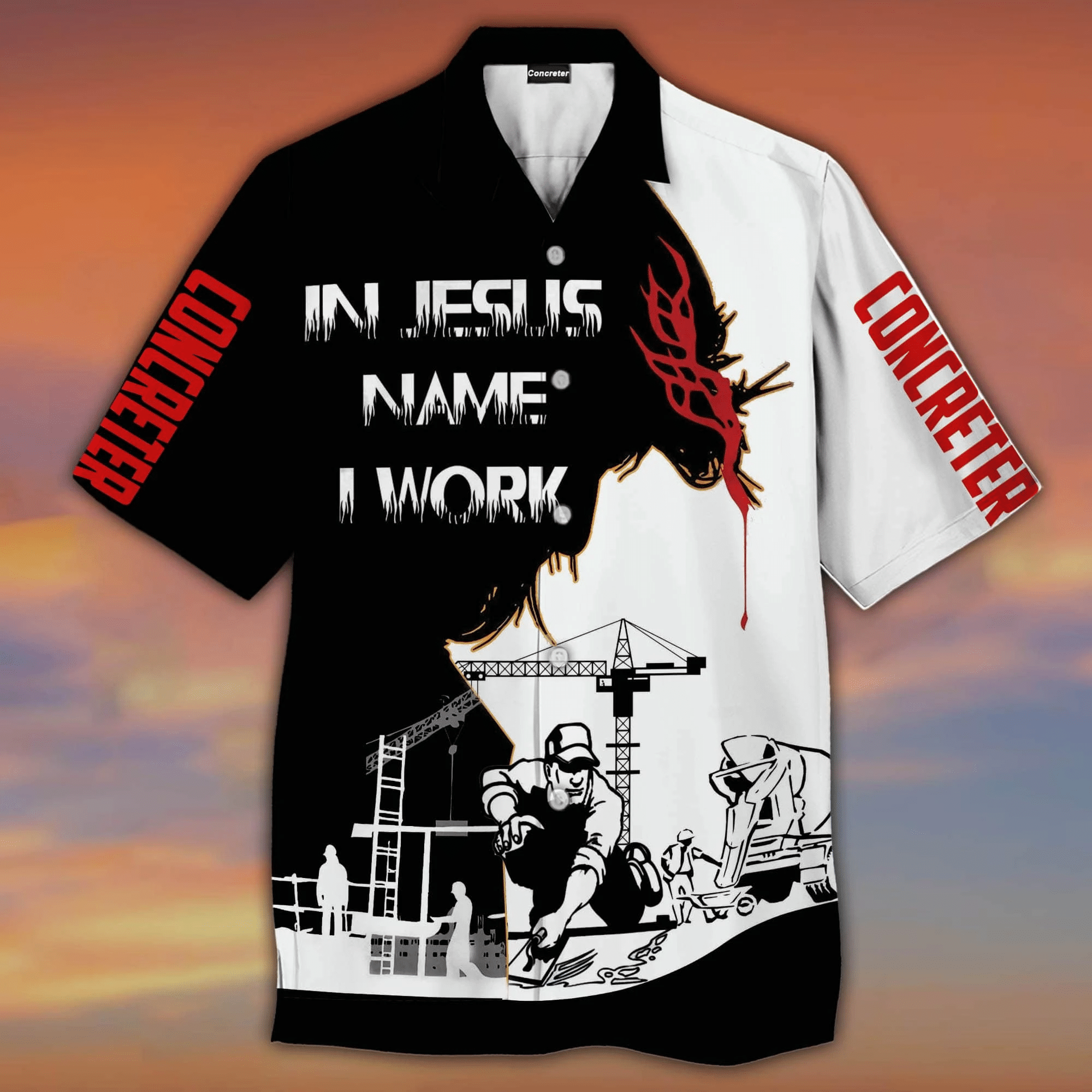 Jesus Hawaiian Shirt In Jesus Name LT13 - Wonder Print Shop