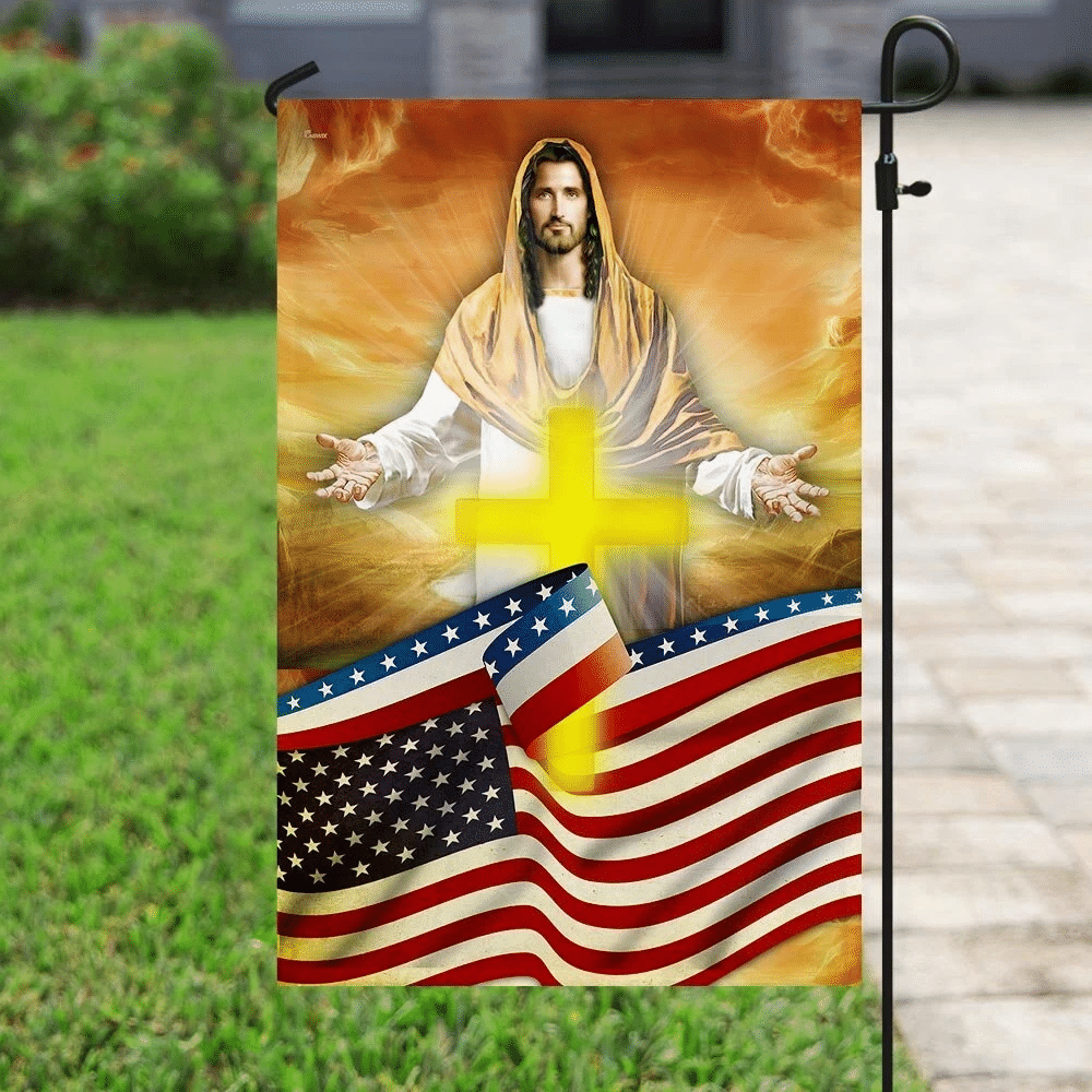 Jesus Flag Power Jesus LT13 - Wonder Print Shop