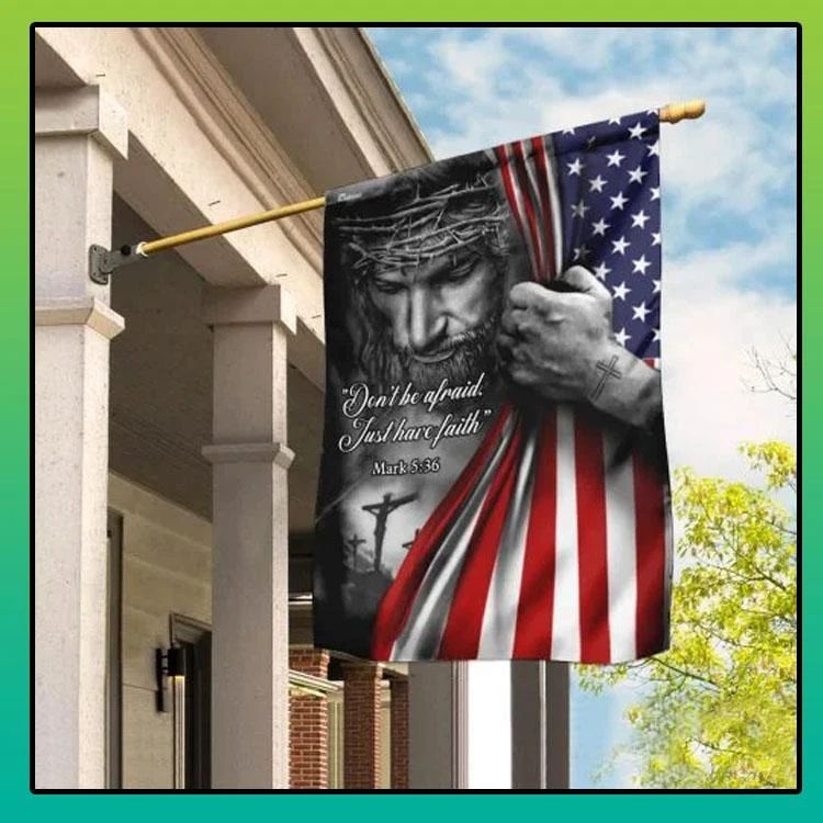 Jesus Flag Don't Be Afraid LT13 - Wonder Print Shop