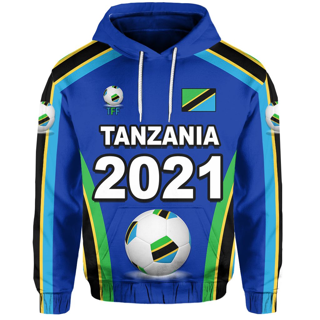 Tanzania Football Team 2021 Mix Flag Hoodie LT20 - Wonder Print Shop