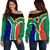 Springboks Passion Off Shoulder Sweater South Africa Rugby LT13 - Wonder Print Shop